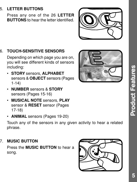 Page 6 of 12 - Vtech Vtech-Write-And-Learn-Letter-Book-Owners-Manual-  Vtech-write-and-learn-letter-book-owners-manual