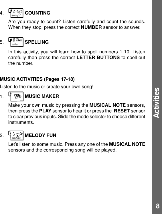 Page 9 of 12 - Vtech Vtech-Write-And-Learn-Letter-Book-Owners-Manual-  Vtech-write-and-learn-letter-book-owners-manual