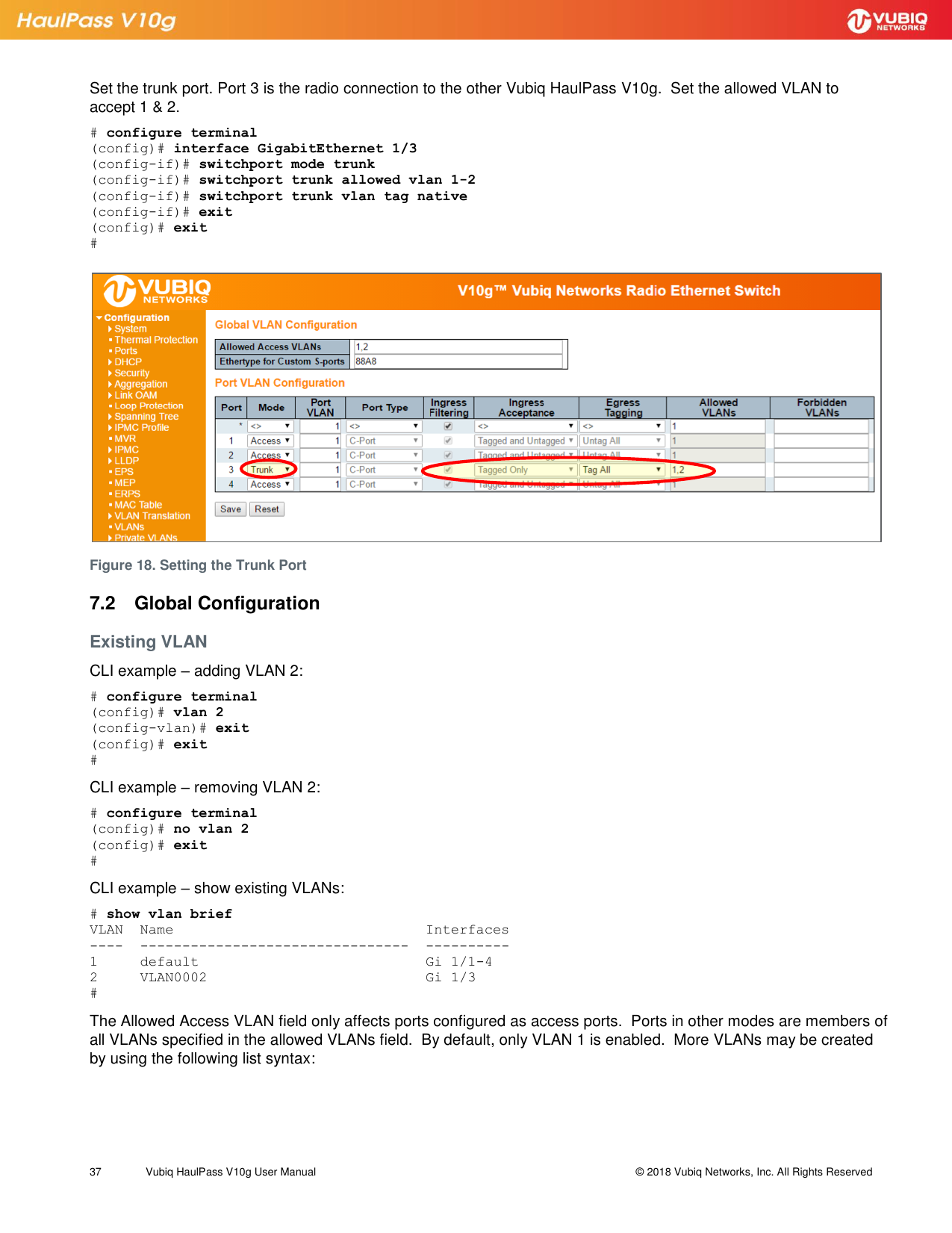 Page 37 of Vubiq Networks V10G-H HaulPass V10g 10 Gbps Ethernet Link User Manual Vubiq