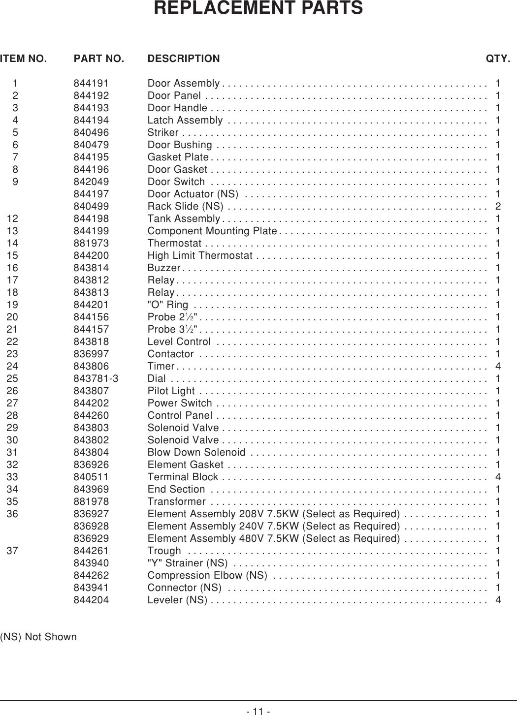 Page 11 of 12 - Vulcan-Hart Vulcan-Hart-Vsx-9000-Users-Manual-  Vulcan-hart-vsx-9000-users-manual