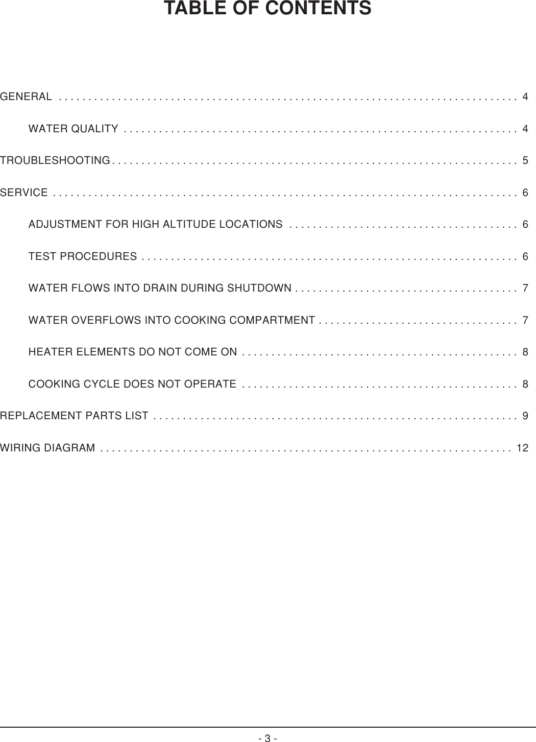 Page 3 of 12 - Vulcan-Hart Vulcan-Hart-Vsx-9000-Users-Manual-  Vulcan-hart-vsx-9000-users-manual