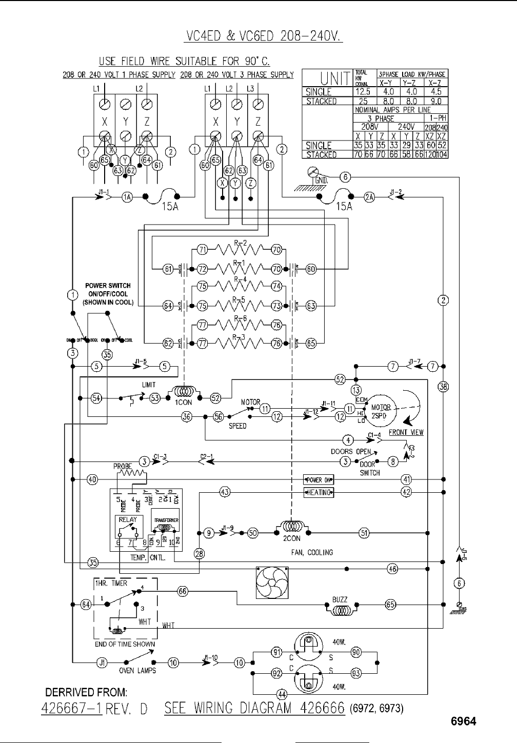 Vulcan 1er50a Fryer Wiring Diagram