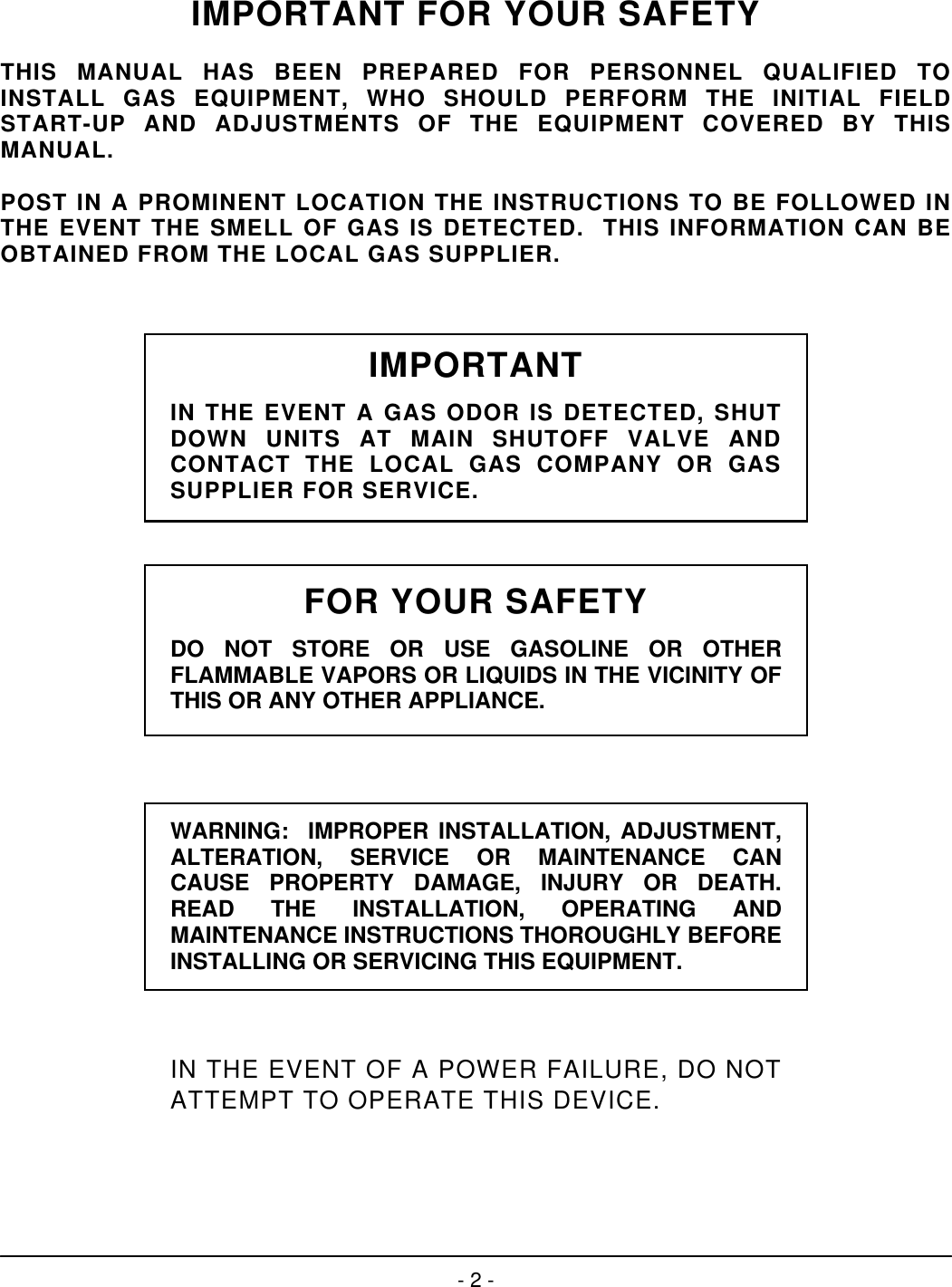 Page 2 of 6 - Vulcan-Materials Vulcan-Materials-Vhp212-Ml-135Ahp-12-Users-Manual AHP-VHP - O&I Manual _04-07_