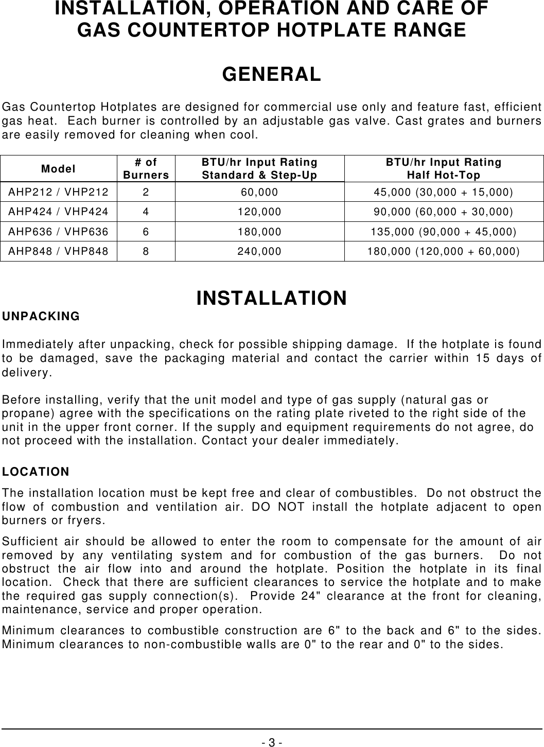 Page 3 of 6 - Vulcan-Materials Vulcan-Materials-Vhp212-Ml-135Ahp-12-Users-Manual AHP-VHP - O&I Manual _04-07_