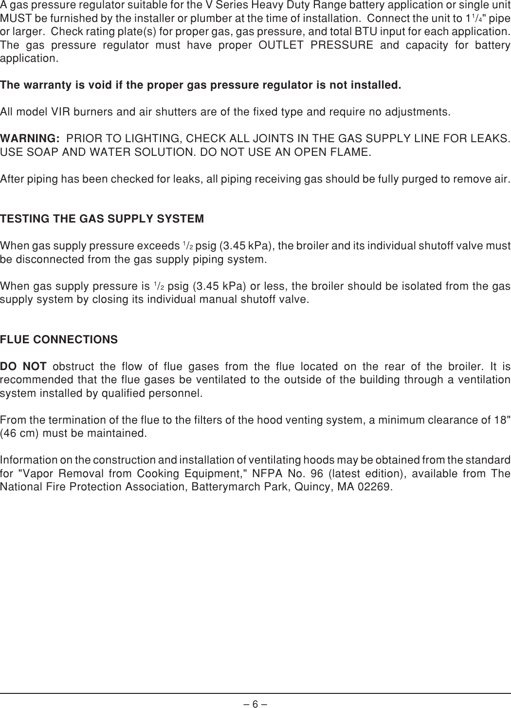 Page 6 of 8 - Vulcan-Materials Vulcan-Materials-Vrb36-Ml-44953Z-Users-Manual- F-31168_VRB_VIR Broilers.pm65  Vulcan-materials-vrb36-ml-44953z-users-manual