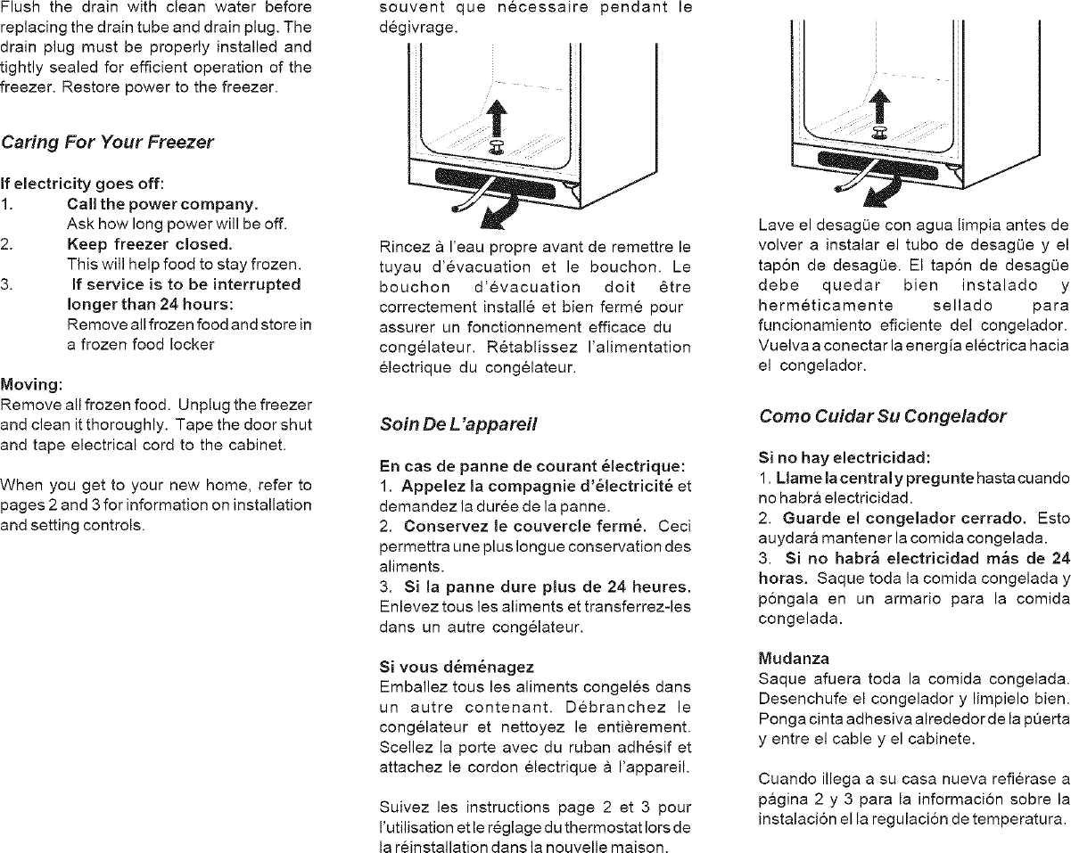 Page 6 of 7 - WC  WOOD Upright Freezer Manual L0709284