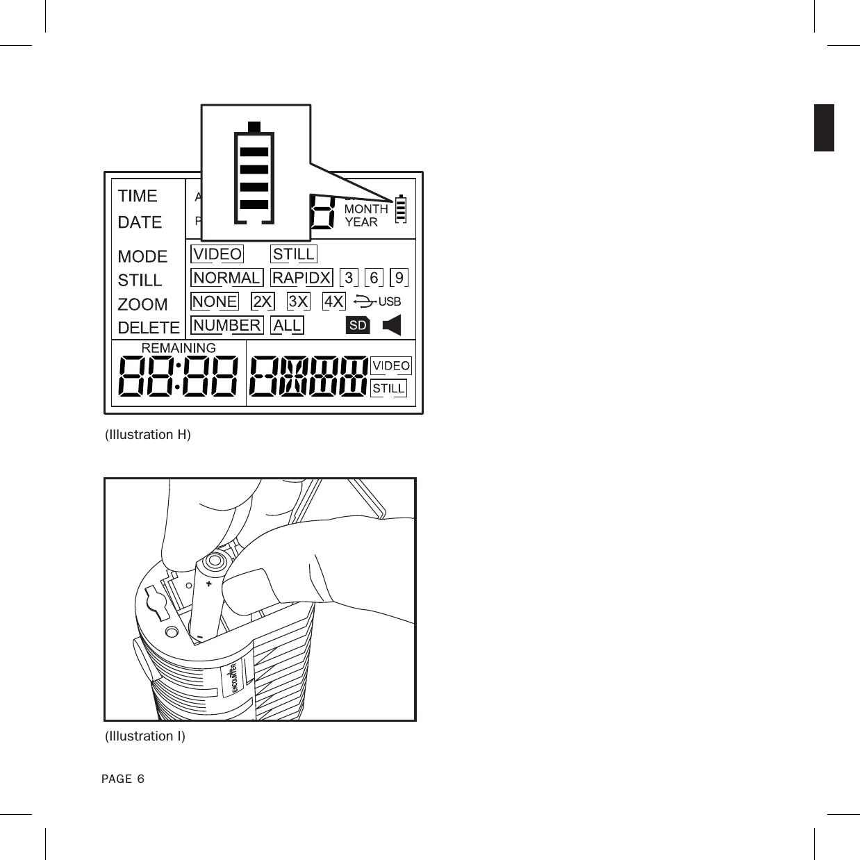 (Illustration I)(Illustration H)PAGE 6