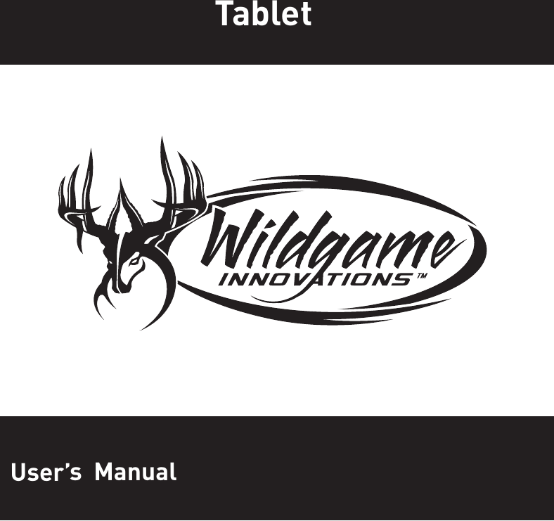 TabletUser’s  Manual                 