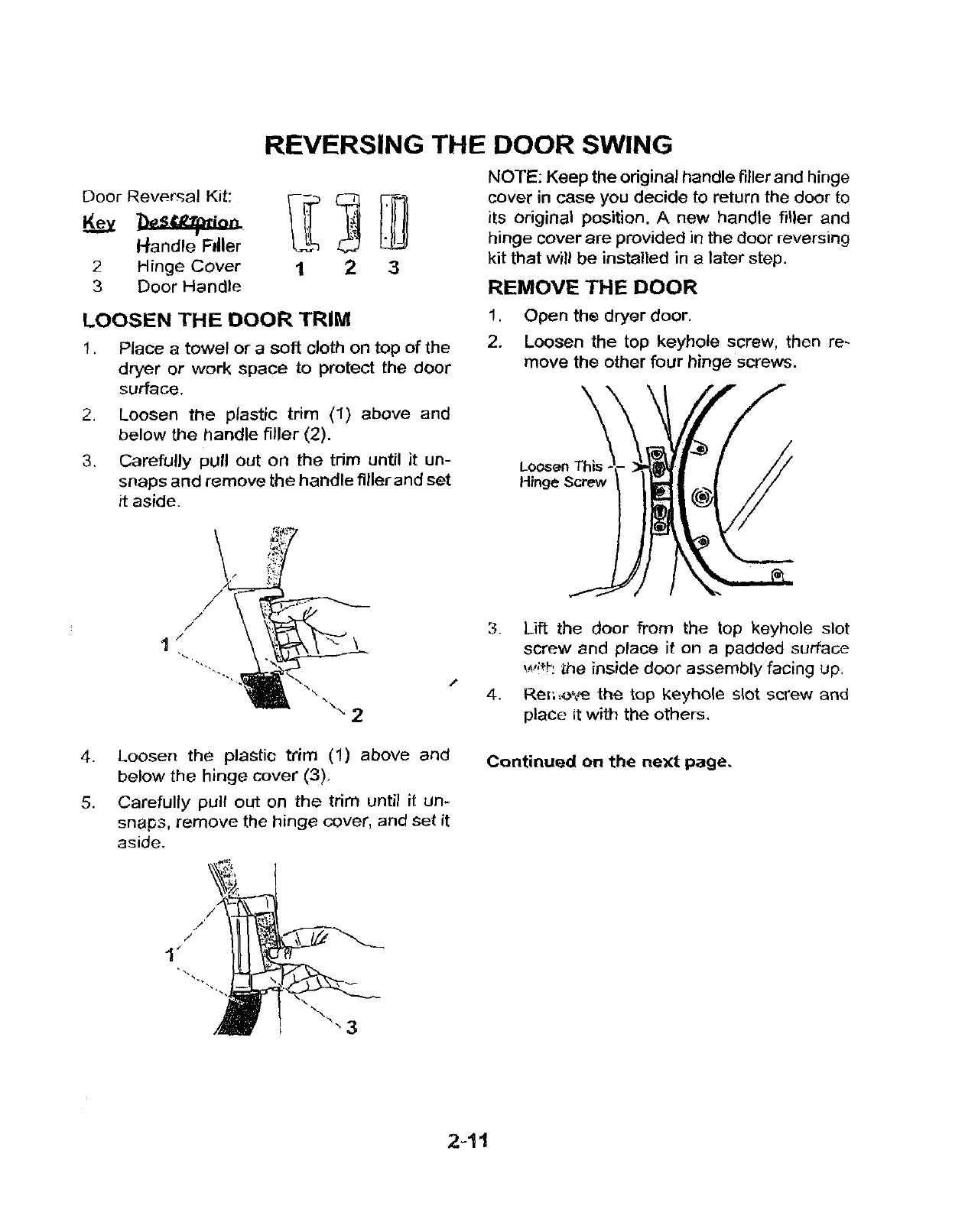 WHIRLPOOL Residential Dryer Manual L0303306