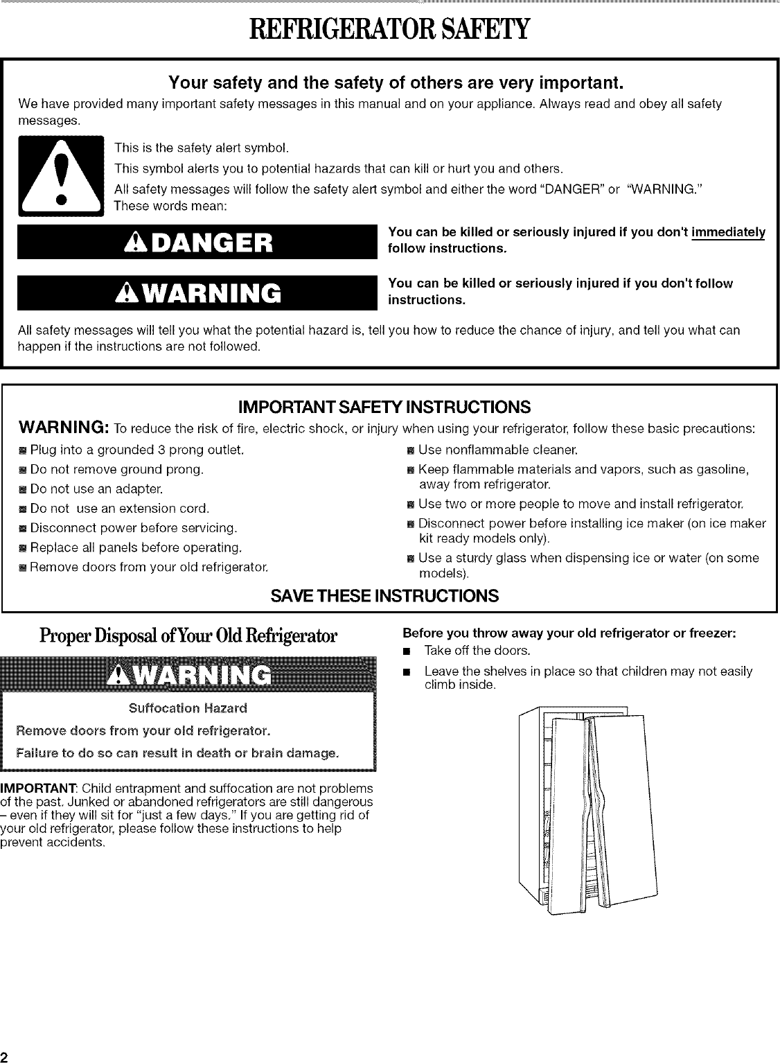 WHIRLPOOL Bottom Mount Refrigerator Manual L0408215
