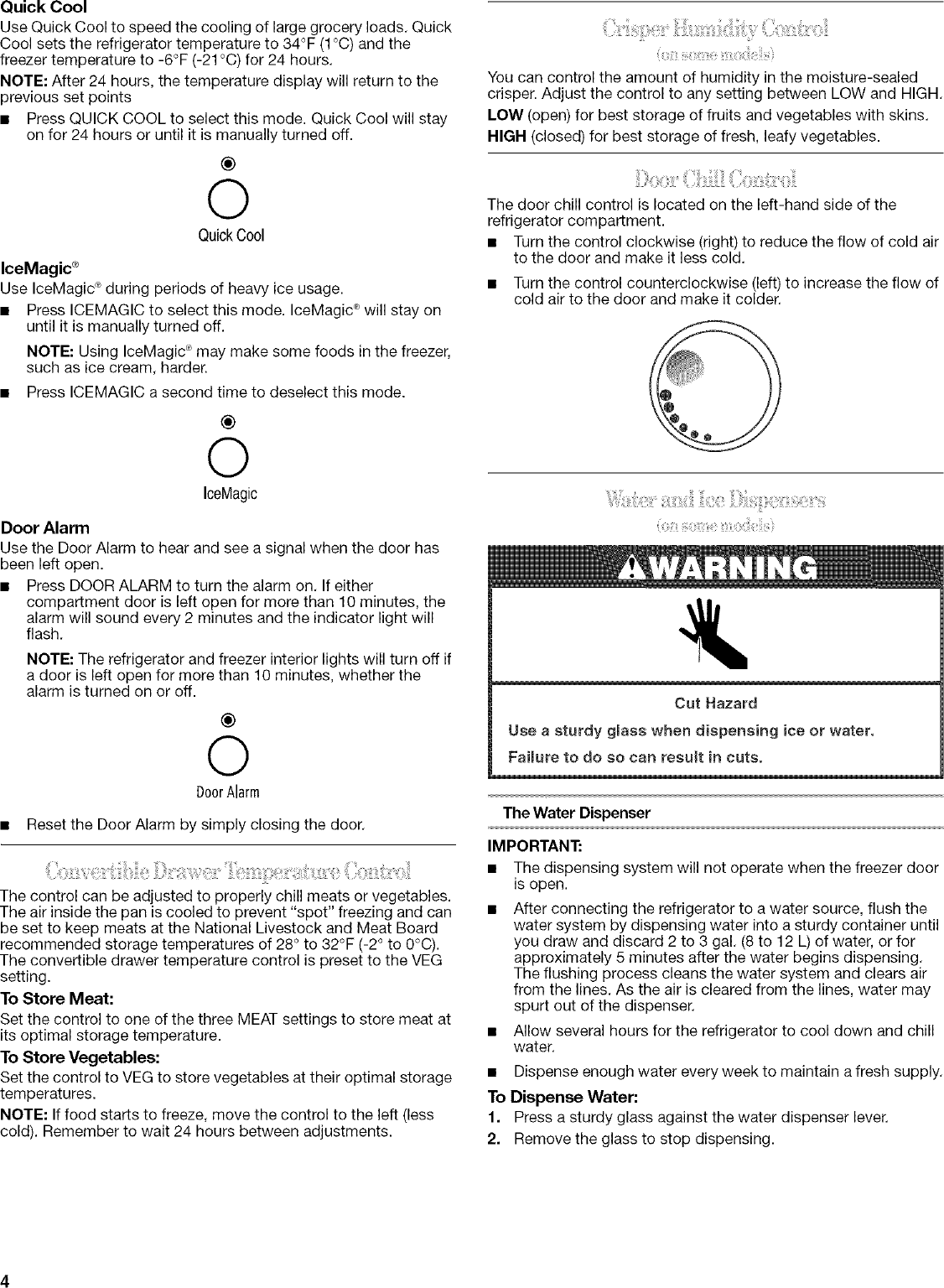 WHIRLPOOL Bottom Mount Refrigerator Manual L0408215