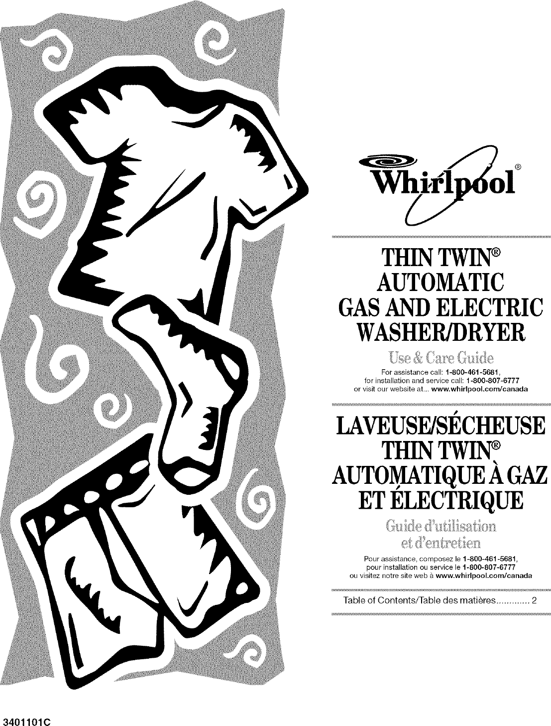 WHIRLPOOL Laundry Centers Manual L0710382