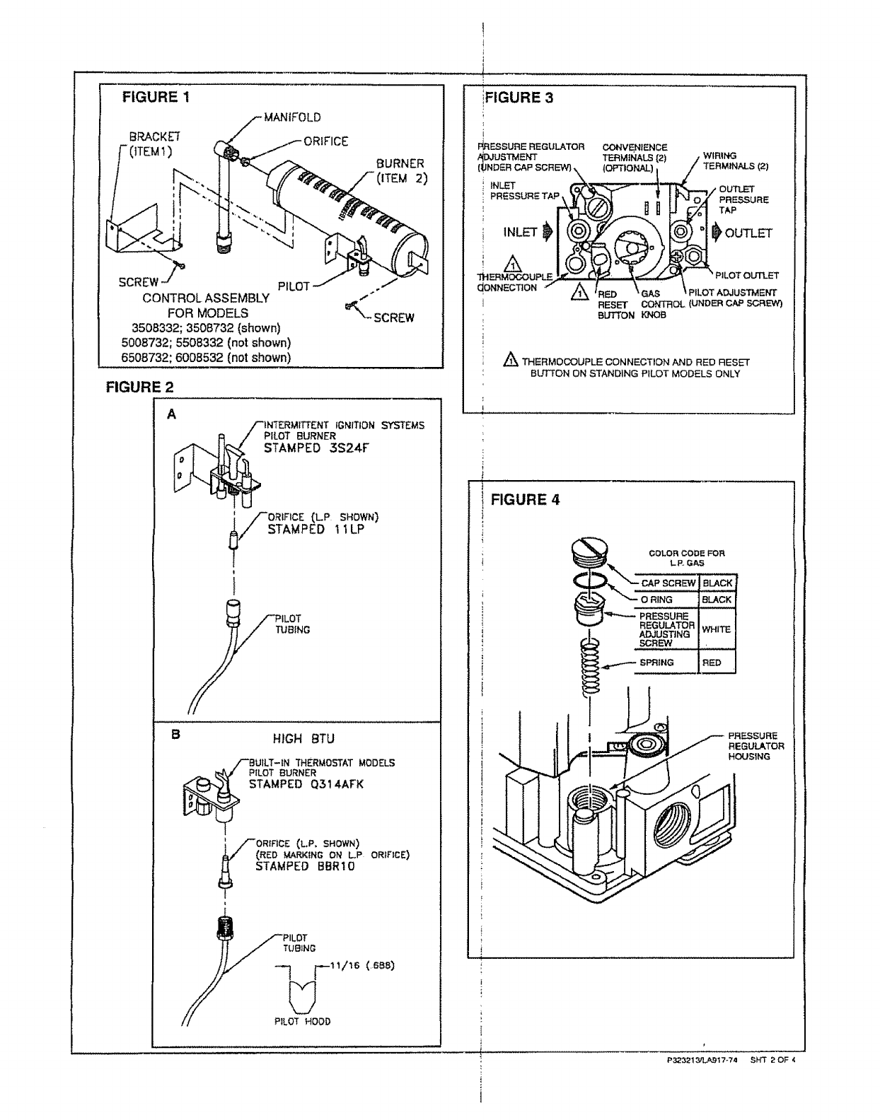 WILLIAMS Furnace/Heater, Gas Manual L0908176