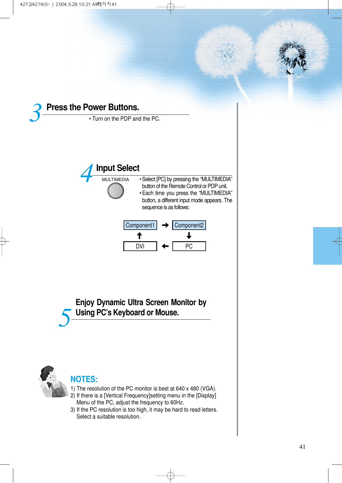 Page 21 of WINIA Electronics DPN4274NH 42 Inches Plasma Display Panel User Manual 3