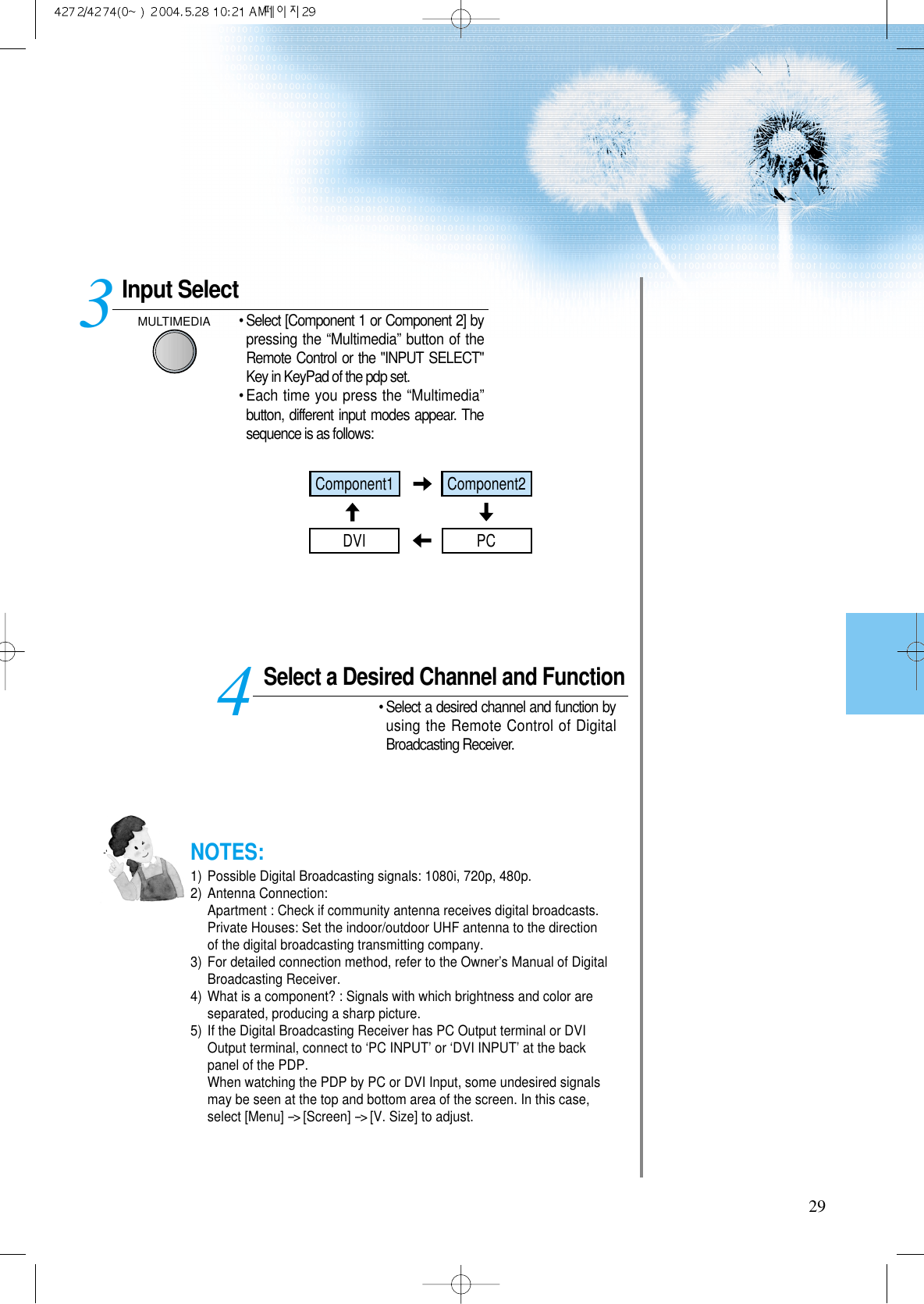 Page 9 of WINIA Electronics DPN4274NH 42 Inches Plasma Display Panel User Manual 3