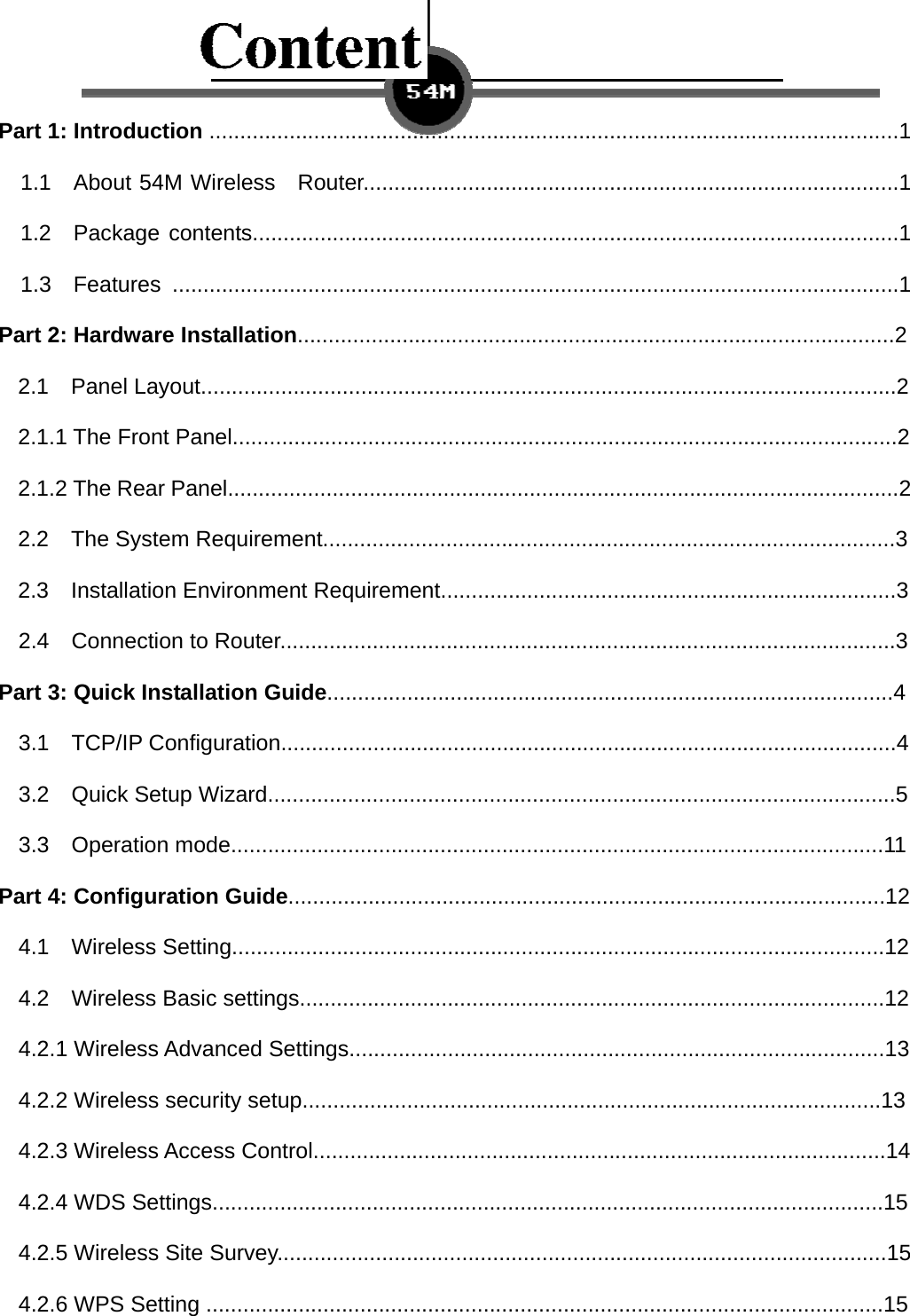 WISE TRADE ITG100RD wireless router wizard User Manual manual