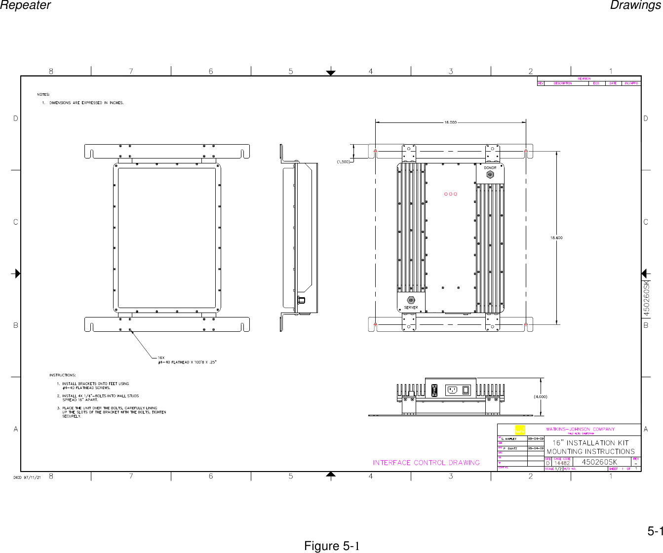 Repeater Drawings5-1Figure 5-1