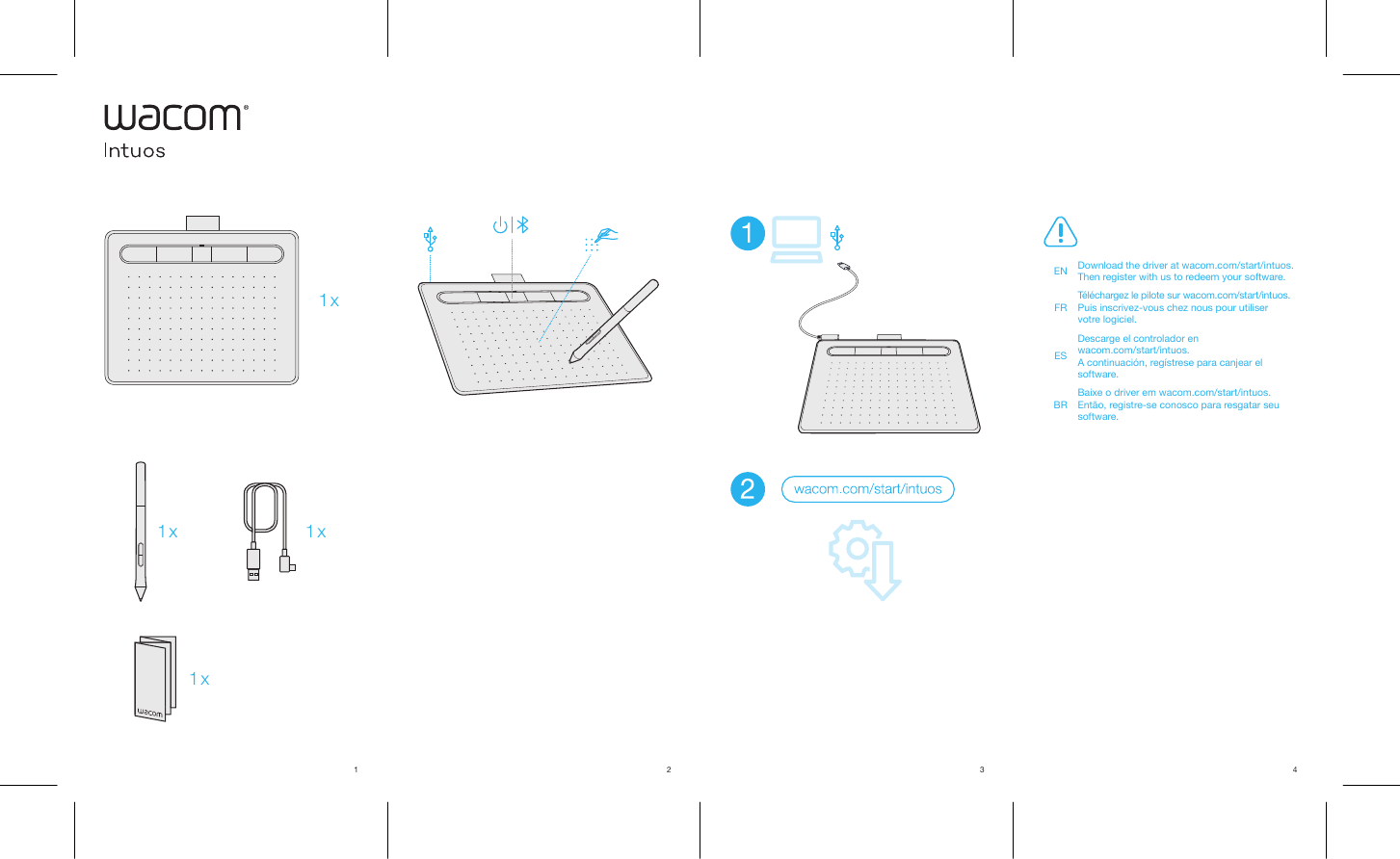 Установить драйвер wacom