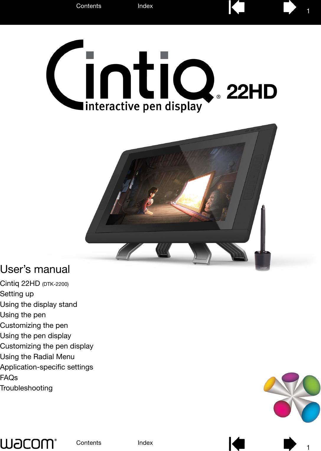 Cintiq 22Hd Instruction Guide User’s Manual