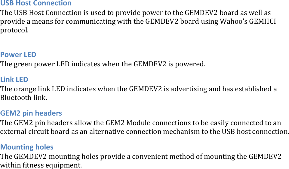 Page 7 of Wahoo Fitness WF127 GEMDEV02 User Manual 