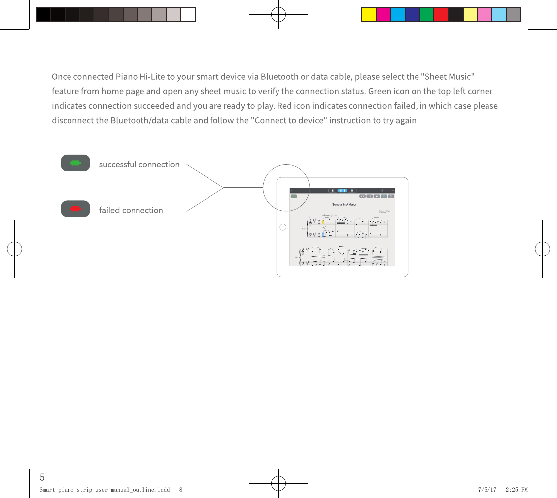 Smart piano strip user manual_outline.indd   8 7/5/17   2:25 PM 5