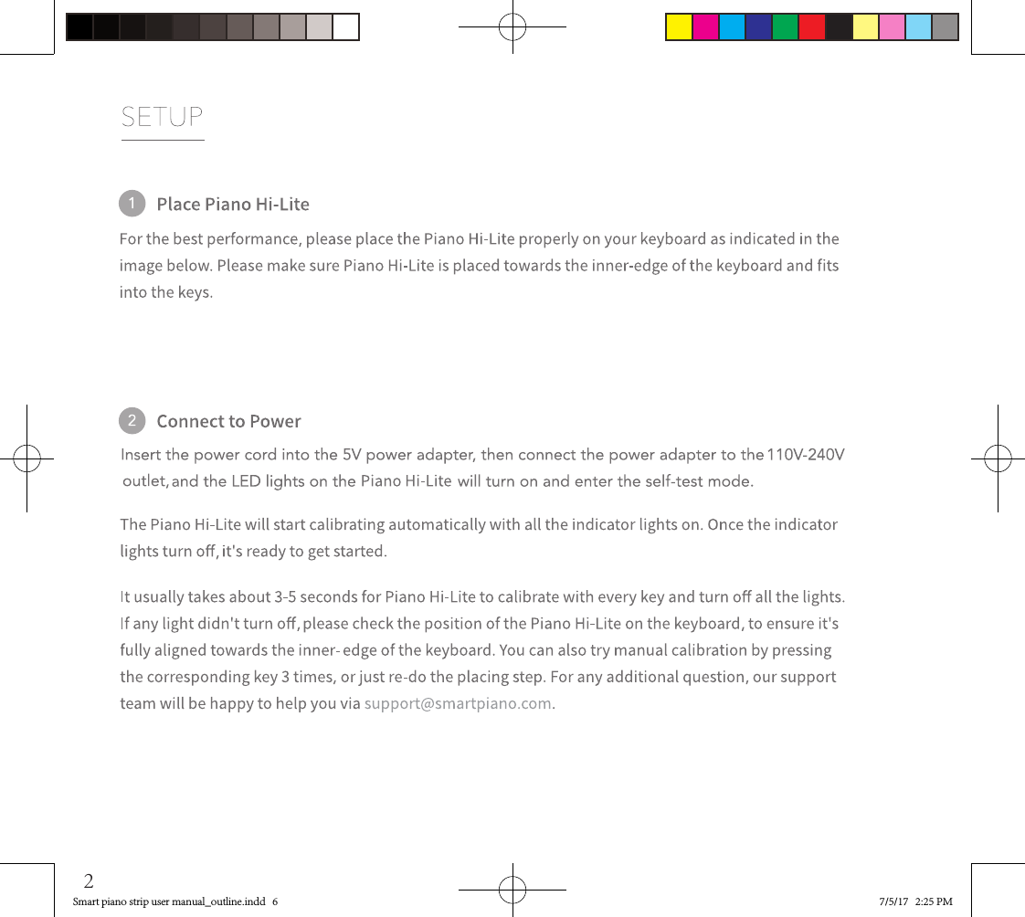 Smart piano strip user manual_outline.indd   6 7/5/17   2:25 PM2