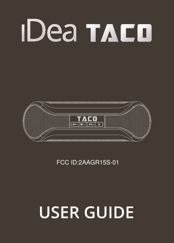 FCC ID:2AAGR15S-01
