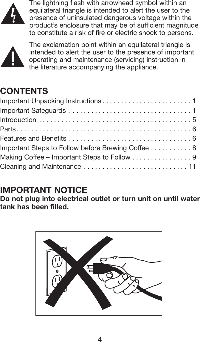 Page 5 of 12 - Waring Waring-Wc1000-Users-Manual-  Waring-wc1000-users-manual