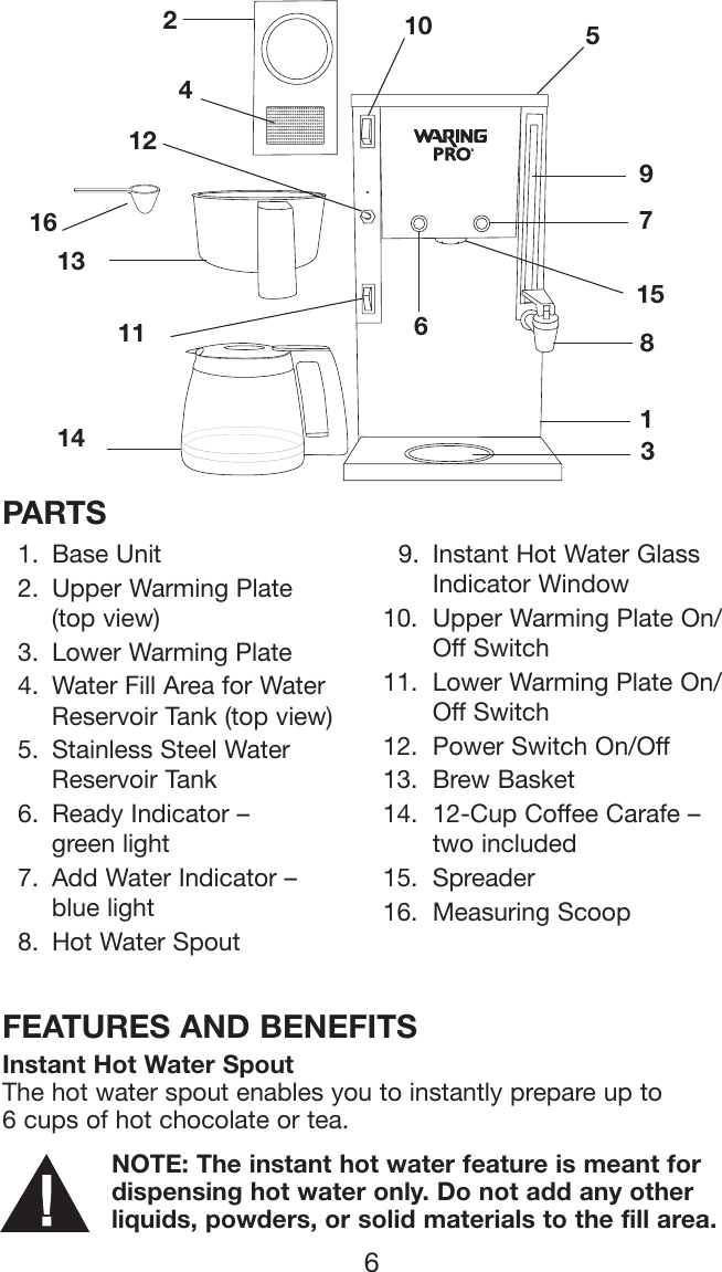 Page 7 of 12 - Waring Waring-Wc1000-Users-Manual-  Waring-wc1000-users-manual