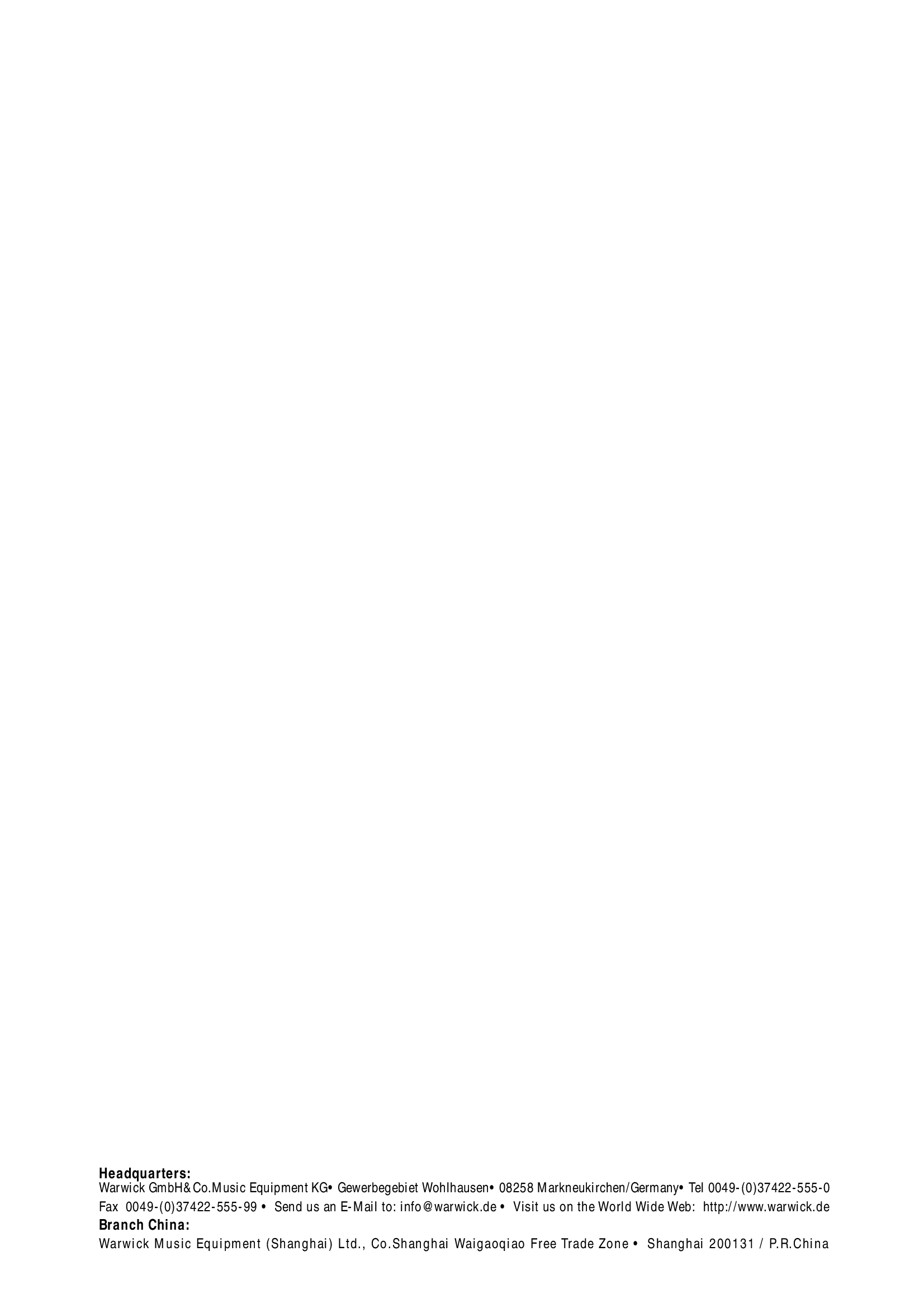 Page 11 of 11 - Warwick Warwick-Protube-Iv-Users-Manual-  Warwick-protube-iv-users-manual