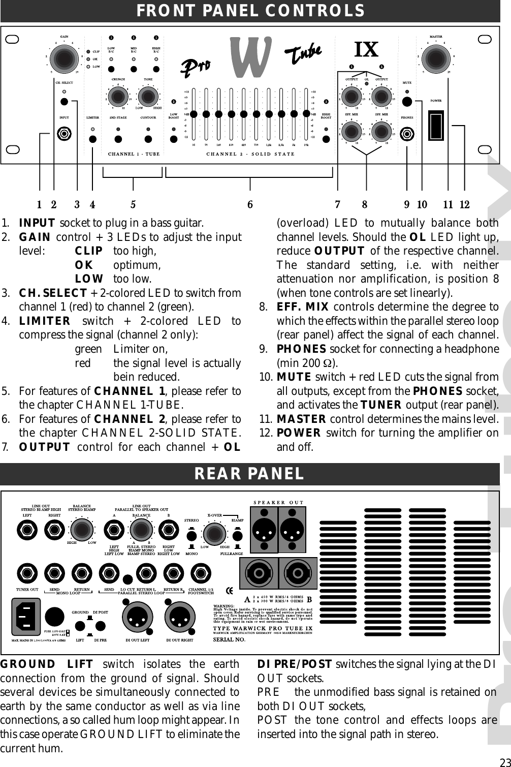 Page 3 of 11 - Warwick Warwick-Protube-Iv-Users-Manual-  Warwick-protube-iv-users-manual