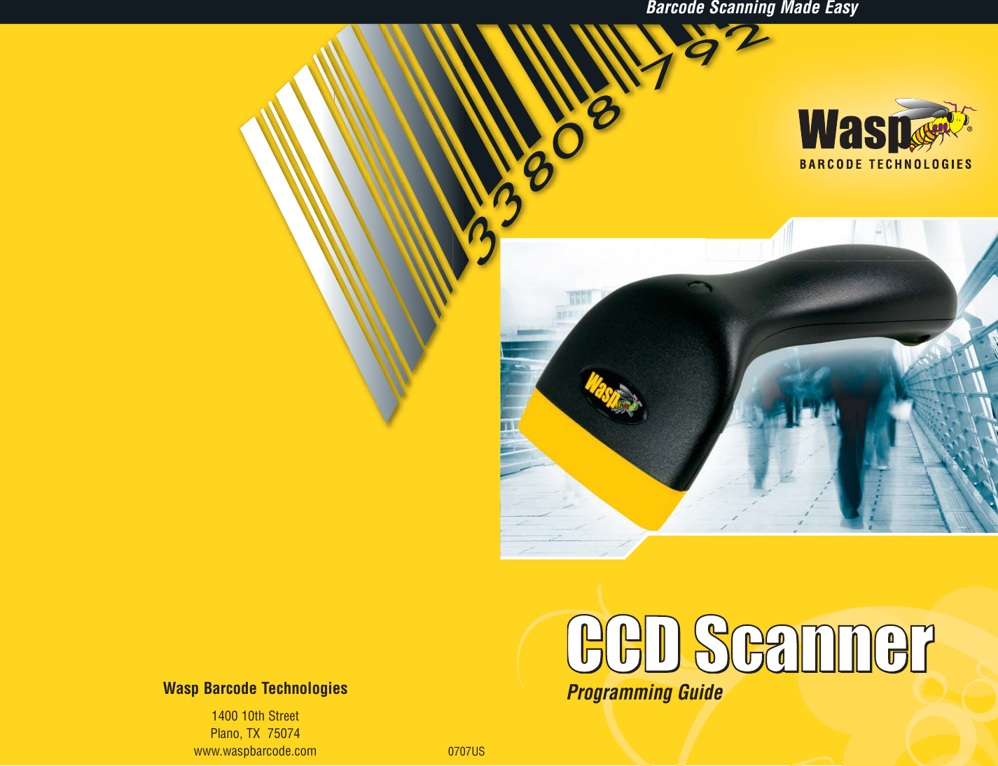 Wasp Bar Code Ccd Scanner Users Manual WCS3900_3905Manual0707_sm.A0