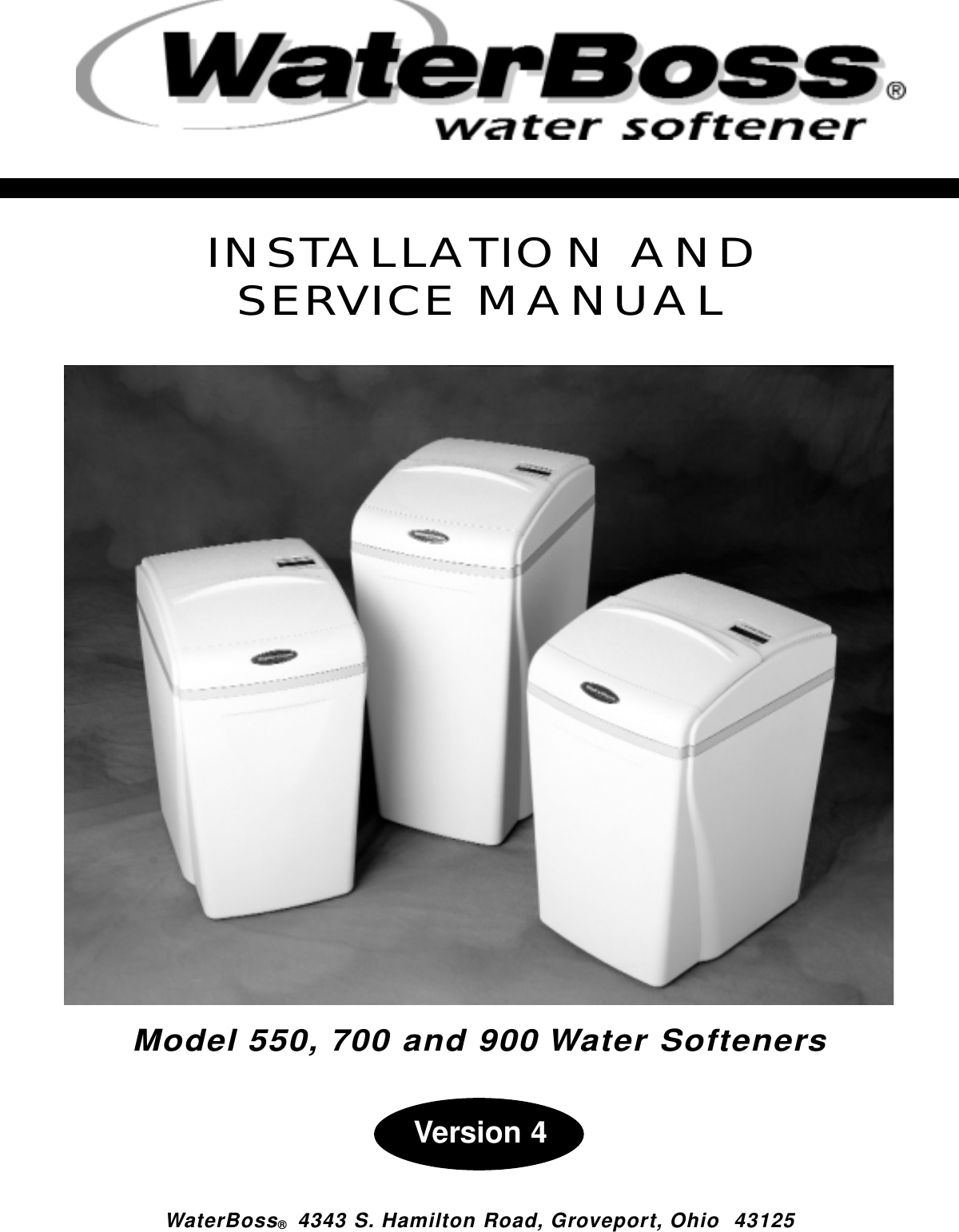 Water Boss 700 Users Manual