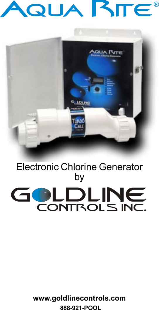 Waterpik Technologies Aqua Rite Electronic Chlorine Generator Users