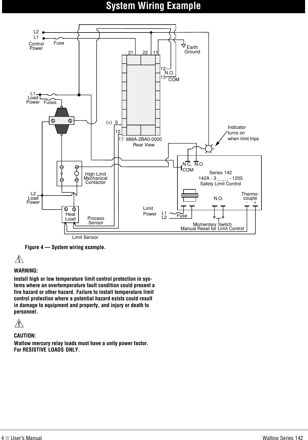 Page 4 of 8 - Watlow-Electric Watlow-Electric-Series-142-Users-Manual- 142AE_E  Watlow-electric-series-142-users-manual