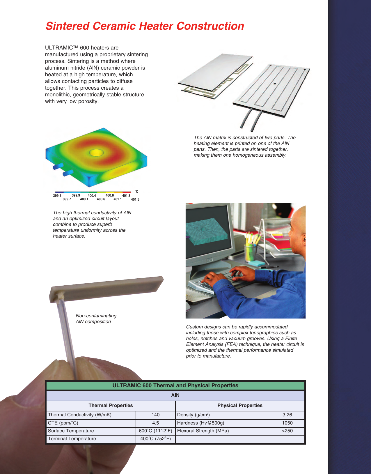 Page 5 of 6 - Watlow-Electric Watlow-Electric-Ultramic-600-Users-Manual- ULTRAMIC 600 Advanced Ceramic Heater  Watlow-electric-ultramic-600-users-manual