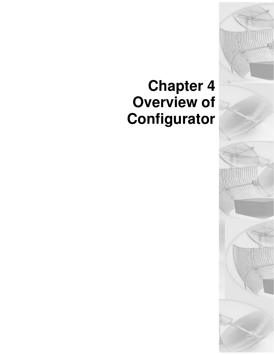Chapter 4Overview ofConfigurator