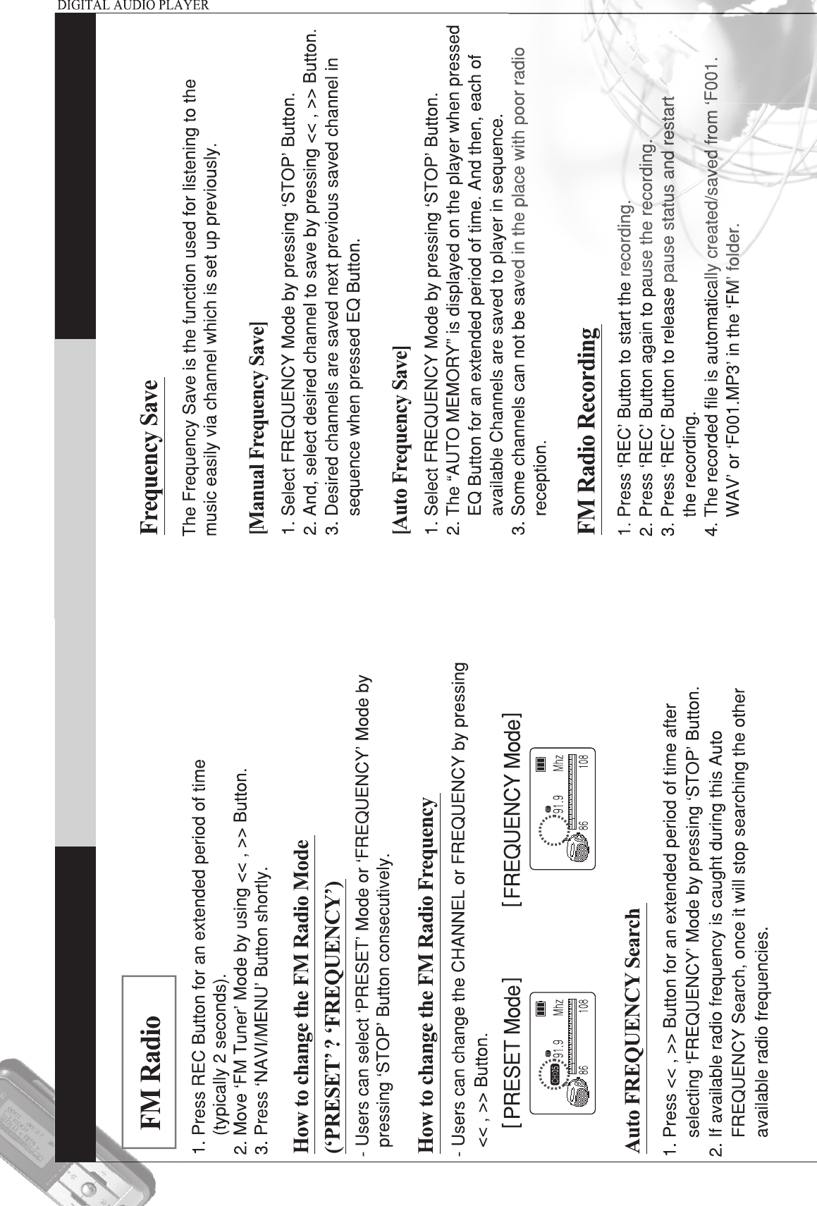 Wavesystec IMP2000A MP3 Player User Manual F Users manual IMP 2000