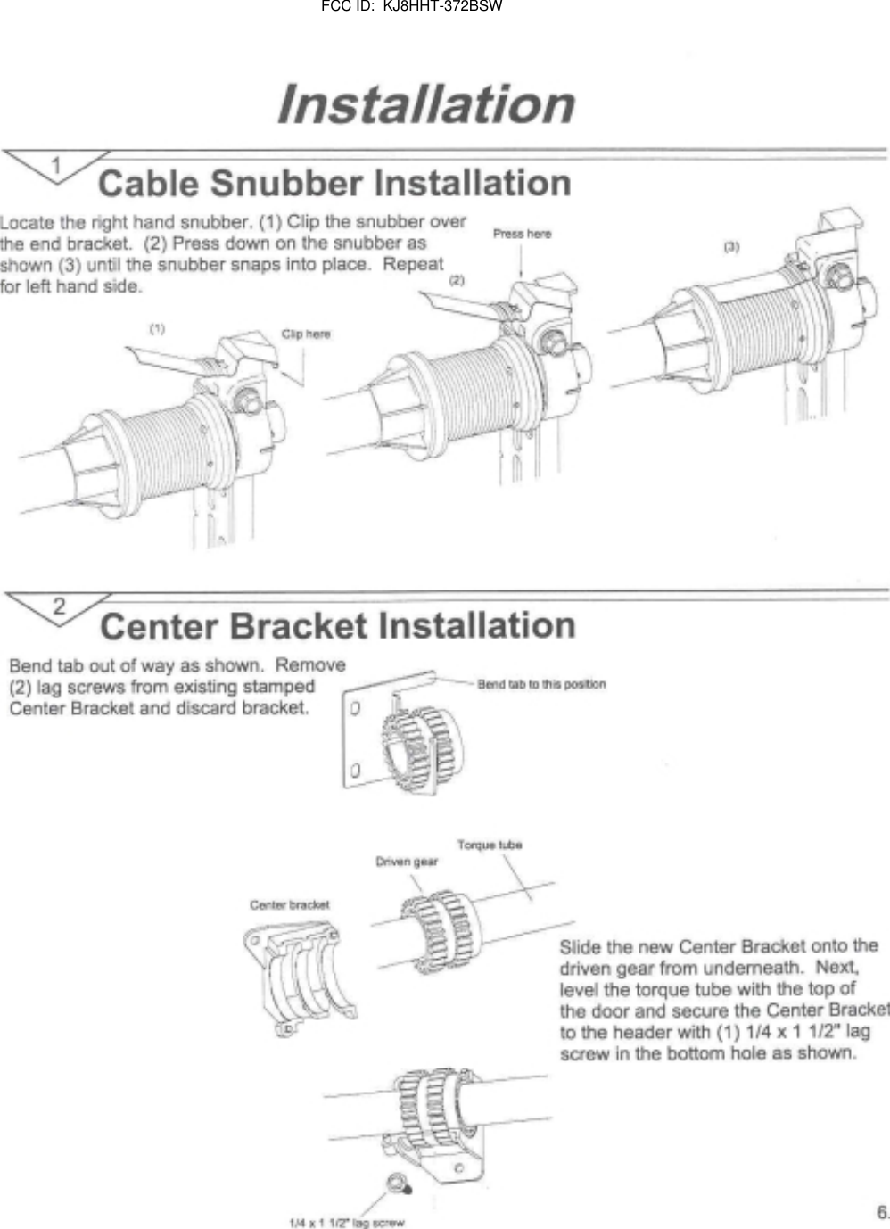        FCC ID:  KJ8HHT-372BSW