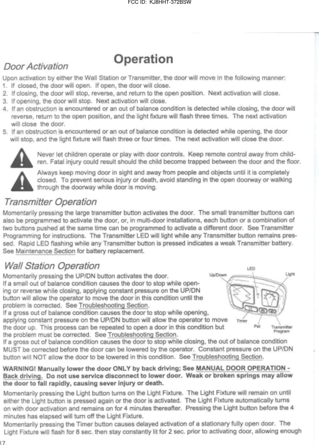        FCC ID:  KJ8HHT-372BSW