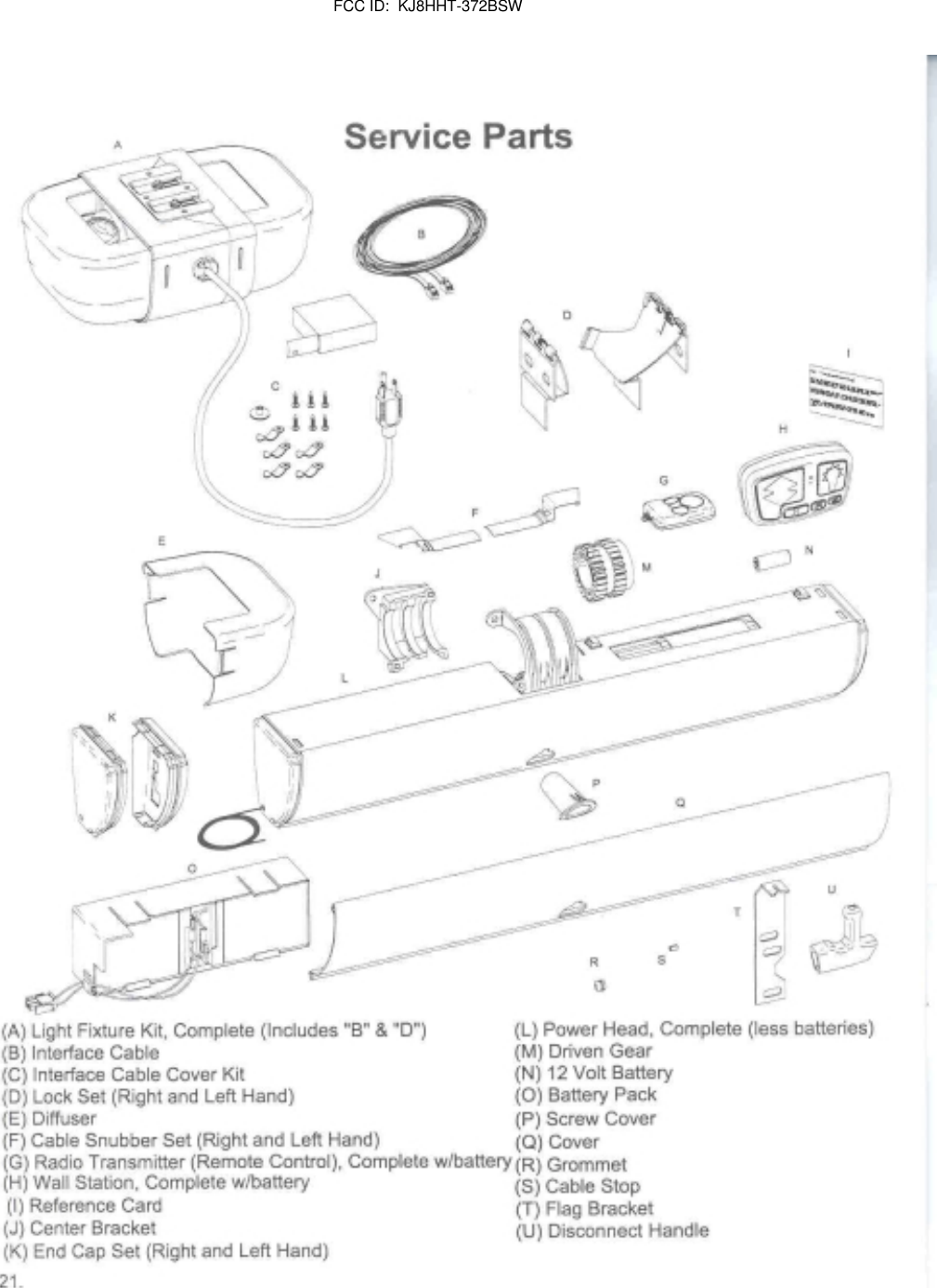                 FCC ID:  KJ8HHT-372BSW