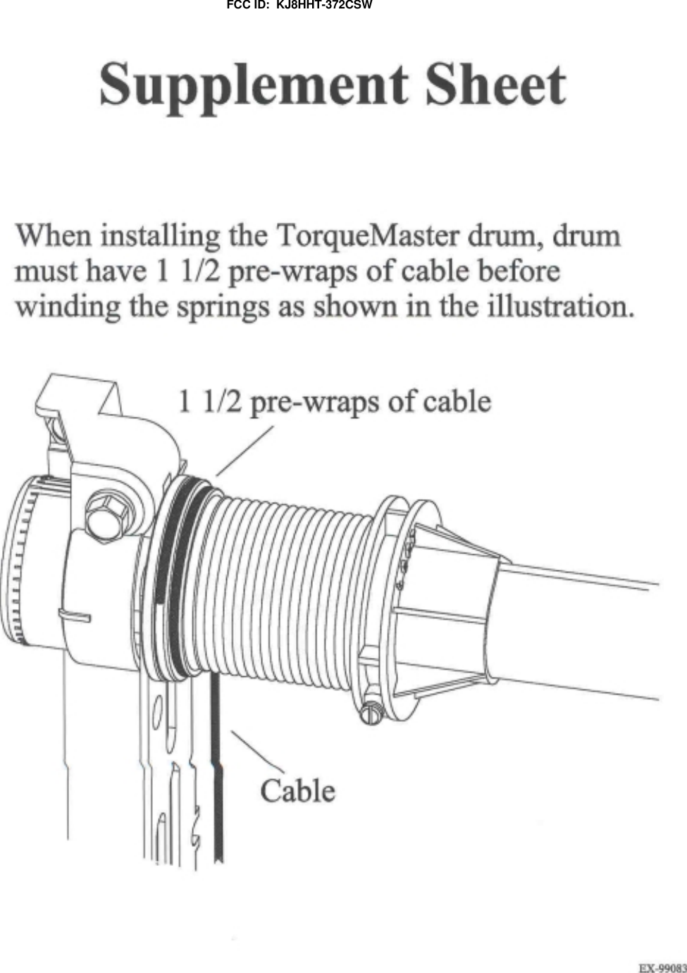 FCC ID:  KJ8HHT-372CSW