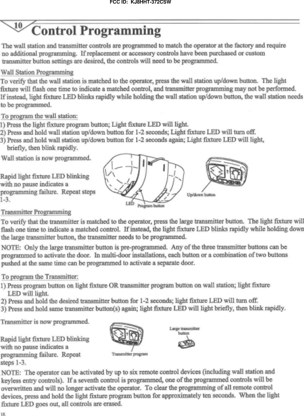 FCC ID:  KJ8HHT-372CSW