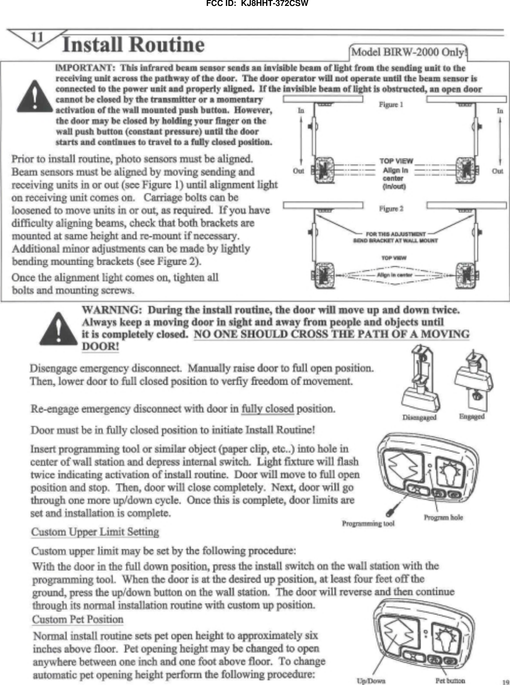 FCC ID:  KJ8HHT-372CSW