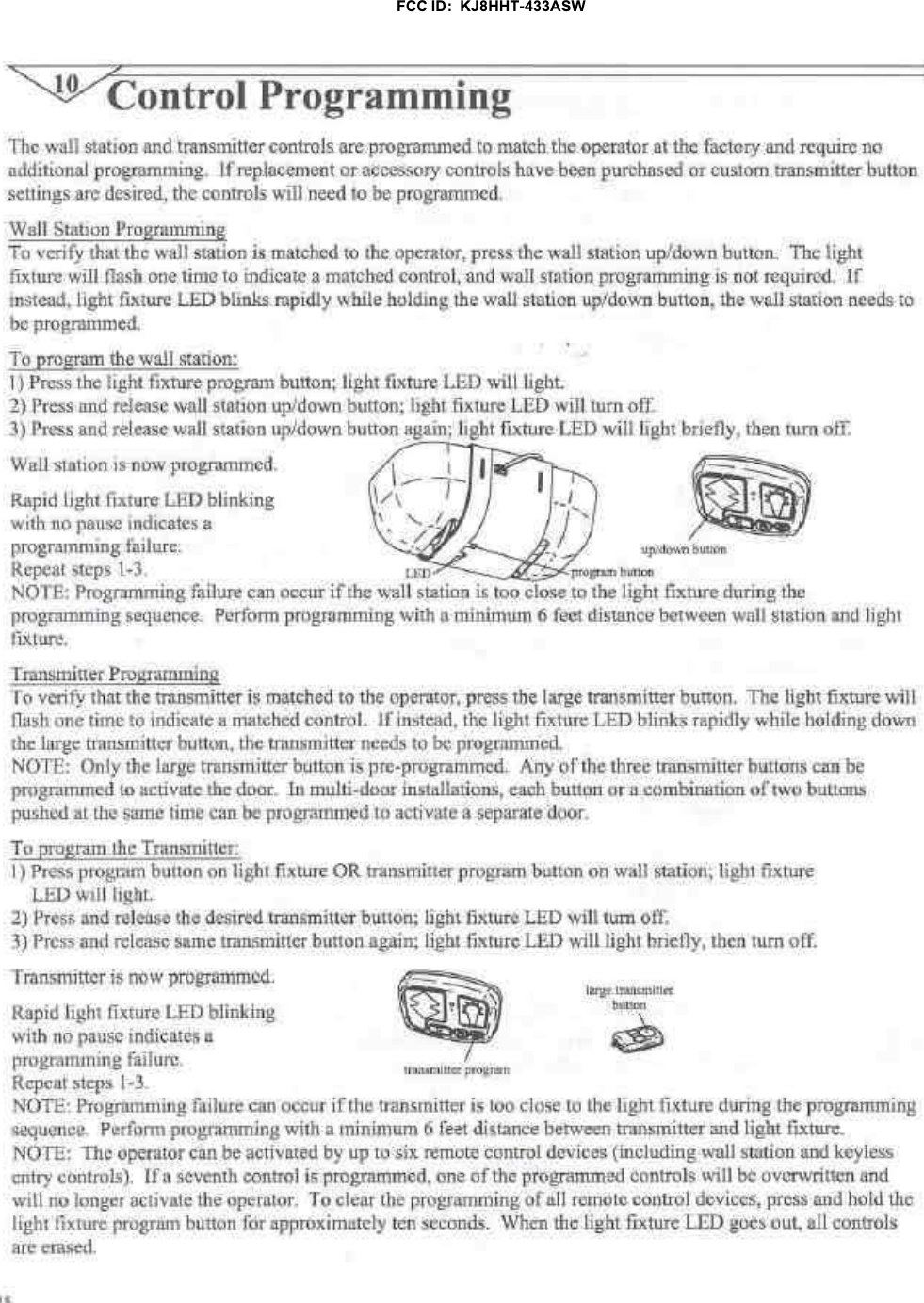 FCC ID:  KJ8HHT-433ASW