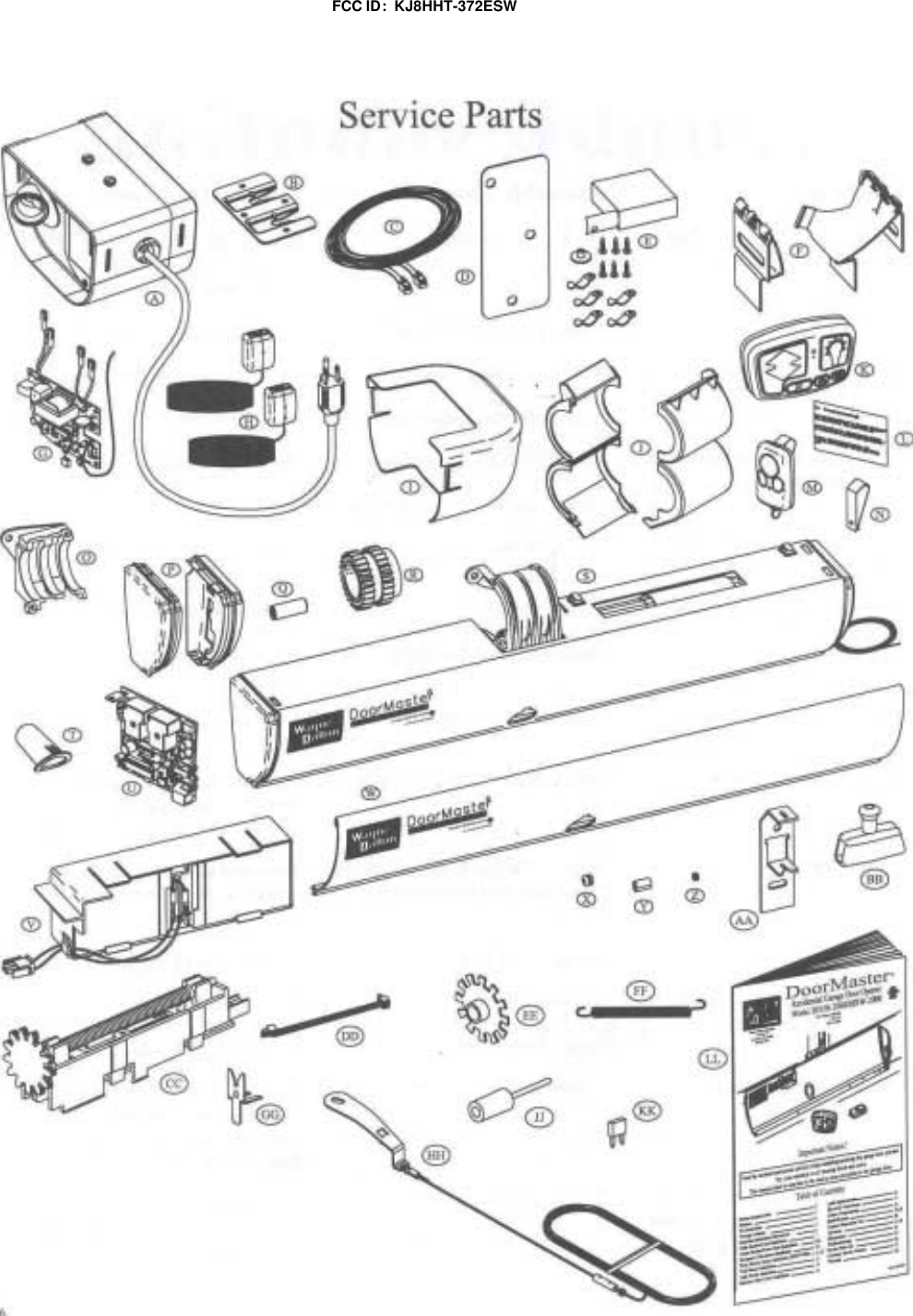 FCC ID:  KJ8HHT-372ESW