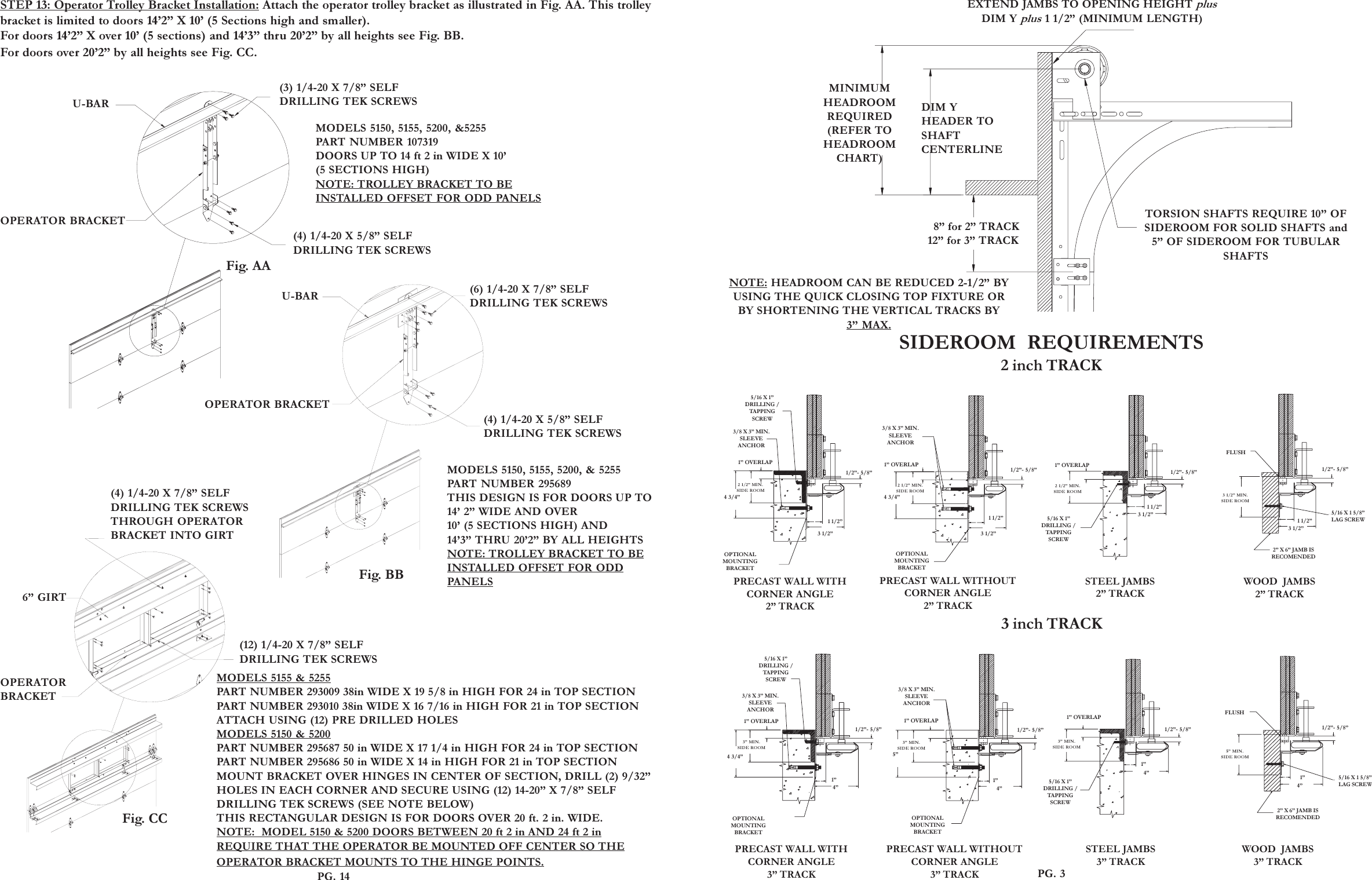 Page 3 of 8 - Wayne-Dalton Wayne-Dalton-5150-5155-5200-And-5255-Users-Manual- 295276R6.p65  Wayne-dalton-5150-5155-5200-and-5255-users-manual