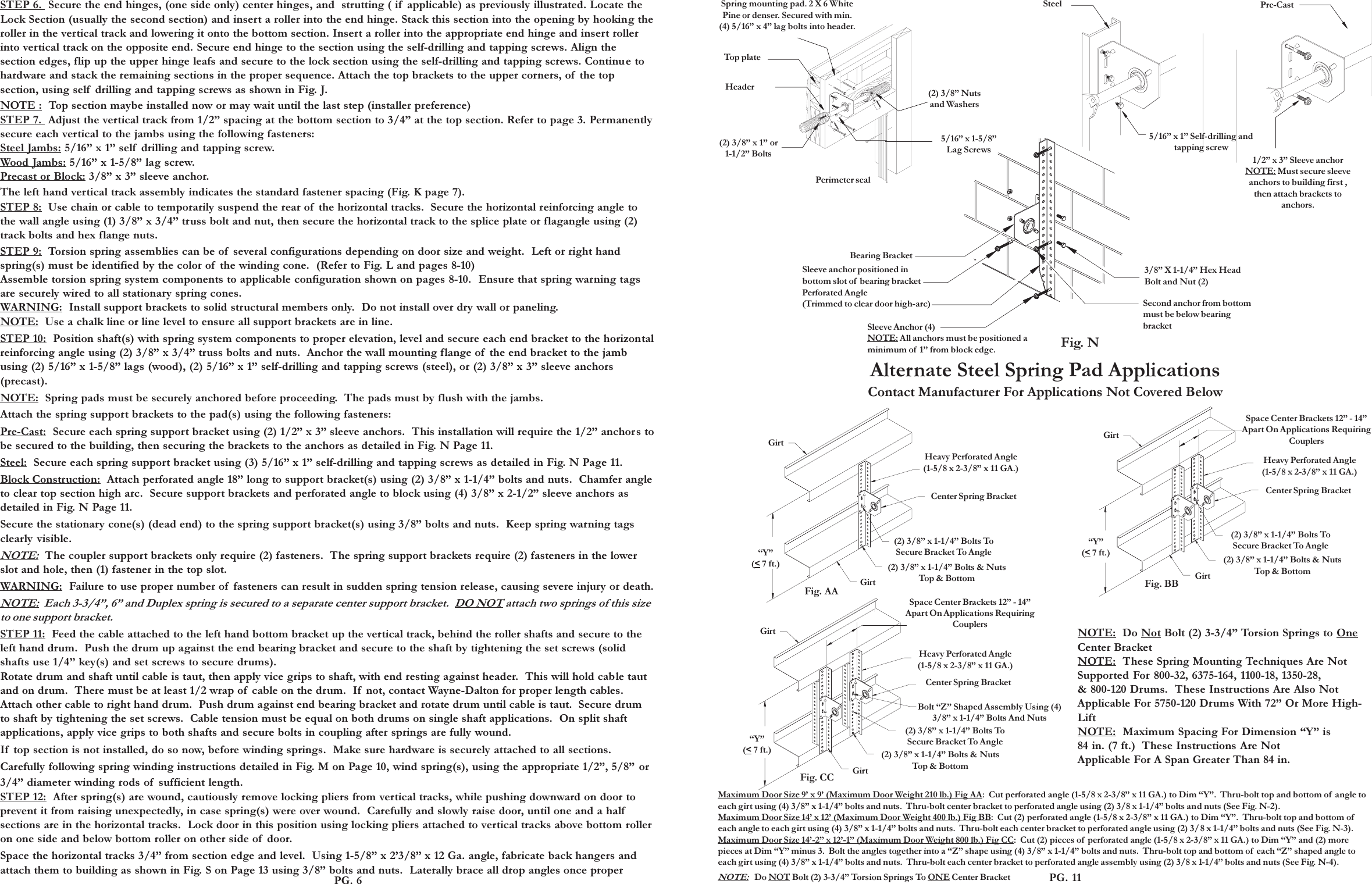 Page 6 of 8 - Wayne-Dalton Wayne-Dalton-5150-5155-5200-And-5255-Users-Manual- 295276R6.p65  Wayne-dalton-5150-5155-5200-and-5255-users-manual