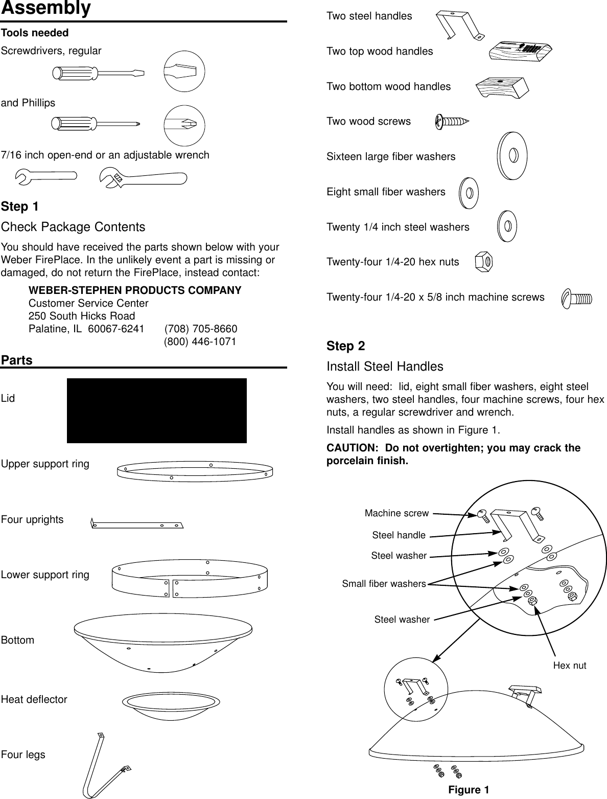 Page 2 of 4 - Weber Weber-Fireplace-Assembly-Instruction- FireplaceAssembly OwnersGuide 39935 1093  Weber-fireplace-assembly-instruction