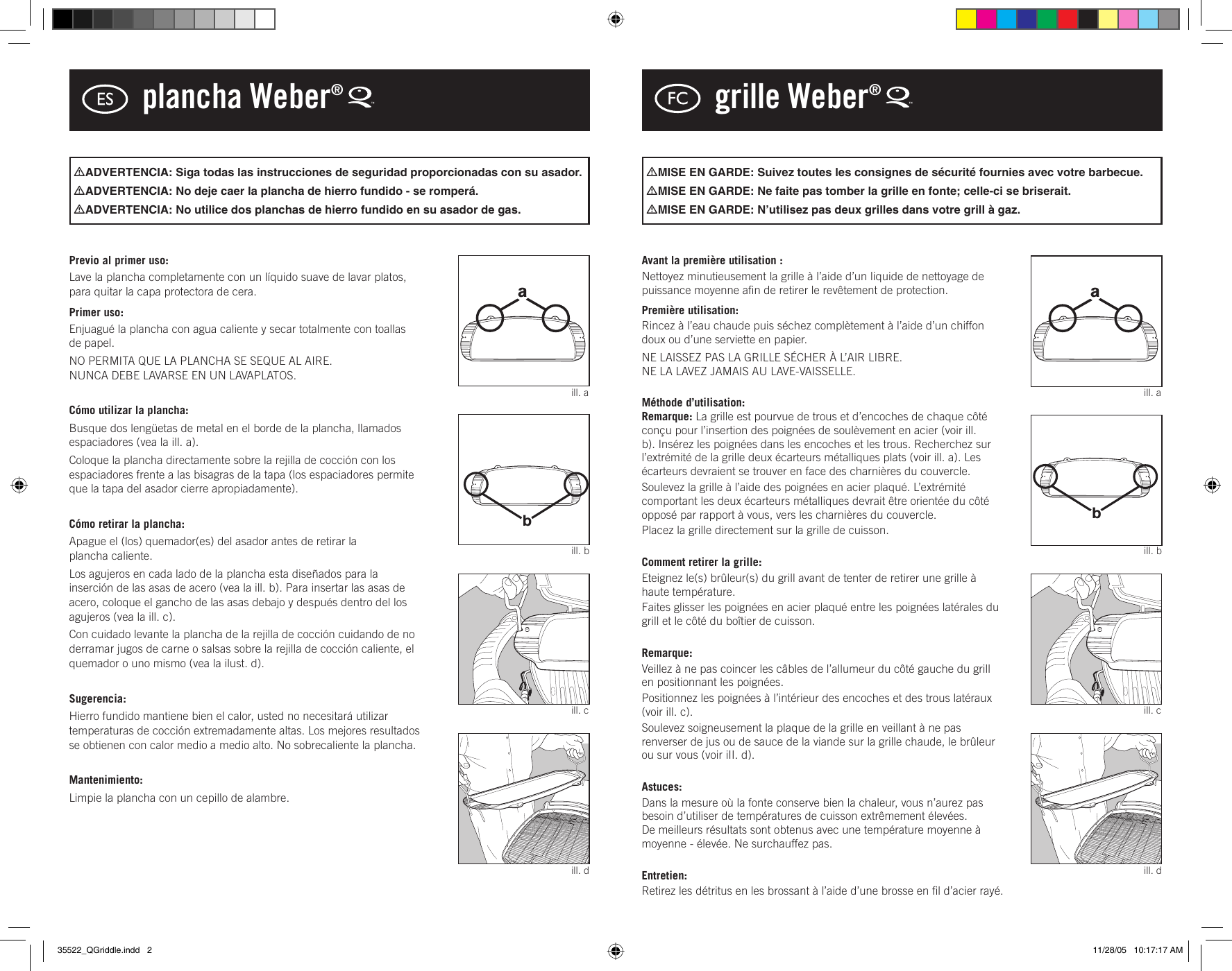 Page 2 of 2 - Weber Weber-Q-Griddle-Brochure- 35522_QGriddle  Weber-q-griddle-brochure